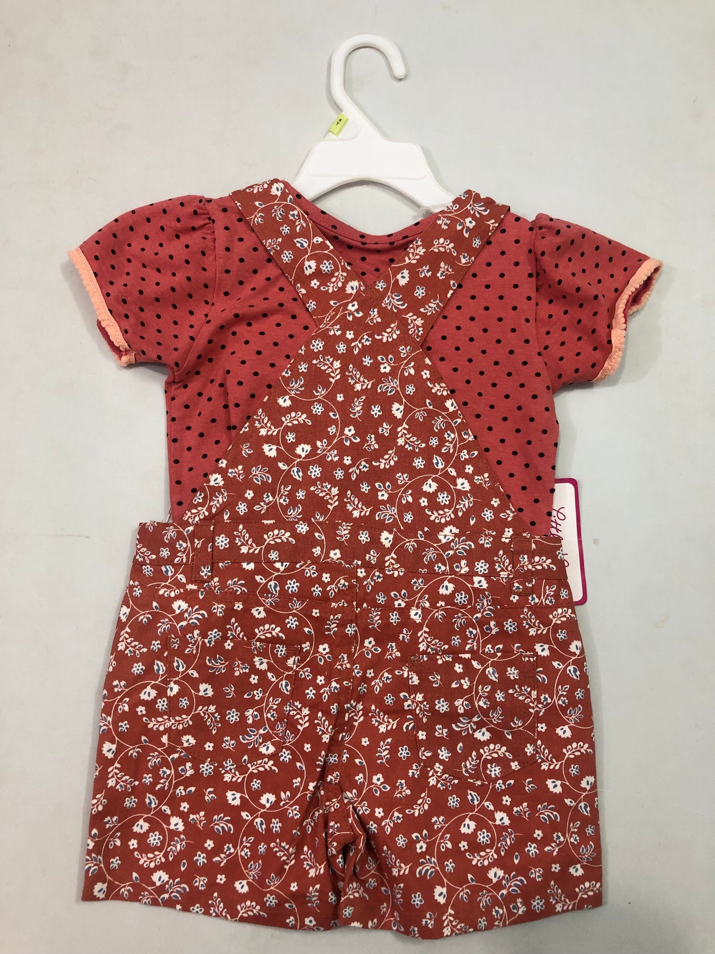 Little Lass Dungaree Set