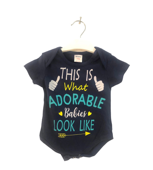 3-6 Months: Adorable Baby Bodysuit