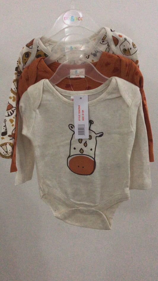 Baby Bodysuit (3 Piece Set)